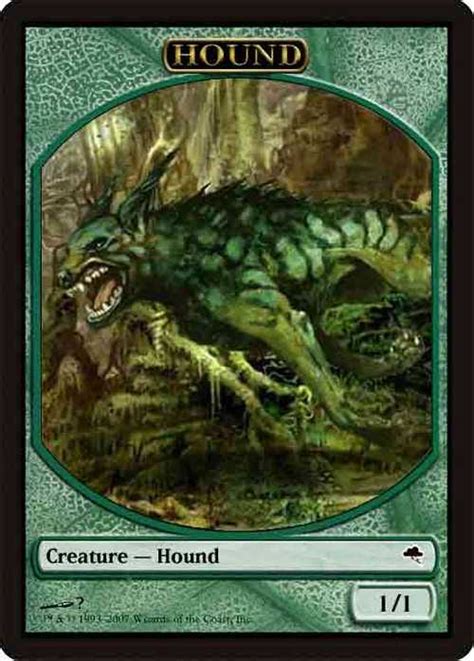 The hound token of the deceased magic